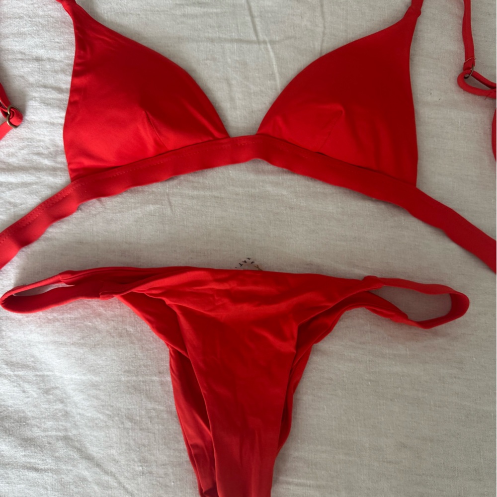 Vitamin A Red Bikini Set